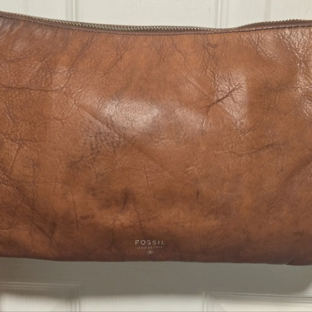 Fossil Leather Purse Crossbody Adjustable Strap - Picture 6 of 16
